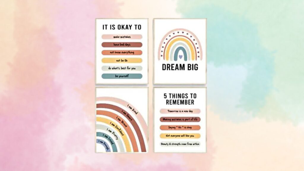 Inspirational Wall Decor Quotes to Keep Your Dreams On Track Set