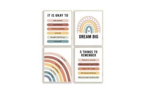 Inspirational Wall Decor Quotes to Keep Your Dreams On Track Set